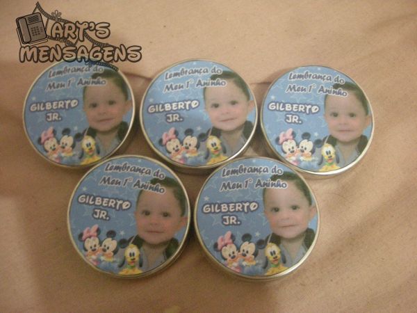 Latinha Personalizada Disney Baby