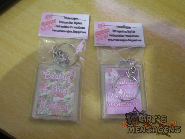 Chaveiro Personalizado -Qualquer Tema